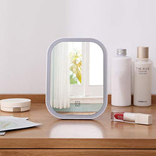 Specchio a LED da Parete Specchio per Trucco a LED Regolazione dell'angolo a 90 ° Design di Ricarica Controllo Touch Touch Design a Parete Specchio a LED
