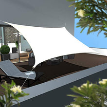 AMANKA UPF50+ Tenda da Sole UV - 3x5 Rettangolo Poliestere Idrorepellente - Vela Protezione Solare
