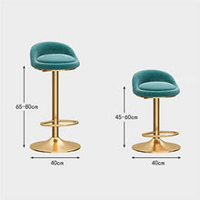Tuqia Mobili Salone di Bellezza Alti sgabelli, Bar Chair 360 ° di Rotazione casa Confortevole Ascensore Poltrona di Bellezza Lounge Chair Dimensioni: 40 * 45-60cm Casa Arredamento