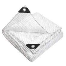 SHIJINHAO Telo Impermeabile Esterno,Impermeabile Maglia Trasparente Incatramata Con Occhielli Tettoie E Copertoni, Durevole, Resistente Alle Intemperie Corda Pieghevole For Impianto Sul Tetto Della Co