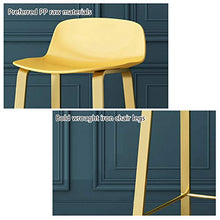 Ljings - Sgabello da bar con schienale e sedie da bar, resistente, da cucina, per interni ed esterni, stile moderno ed elegante, colore: rosa, 75 cm