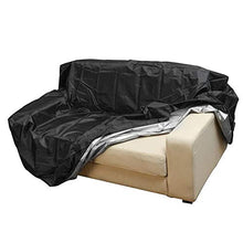 YANSHON Copertura Panche Giardino Oxford 3 Posti Copertura Mobile Giardino Impermeabile Protettiva Impermeabile, Coperture per Panche Copertura in Poliestere Oxford di qualità, 163x66x63/89cm