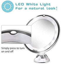 Specchio da bagno, anti-appannamento, specchio da Specchio da bagno a LED illuminato impermeabile, specchi 10x ingrandimento da 8 "grande vanità da viaggio illuminato da tavolo dimmerabile daylight da