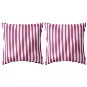 vidaXL 2X Cuscini da Esterno Rosa Cuscinetti Guanciali Decorativi da Giardino