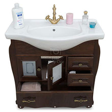 Shop Chic Mobile Bagno 85cm Arte povera Completo di specchiera
