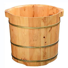 YLL Canna per pediluvio Cedar pediluvio - Piedi ammollo Secchio, Robusto Legno barile for Spa, Massaggi, Sauna (36 cm di Altezza)