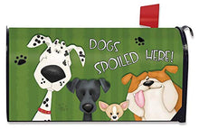 XJ-JX - Copertura magnetica per caselle postali per animali domestici, motivo: cane