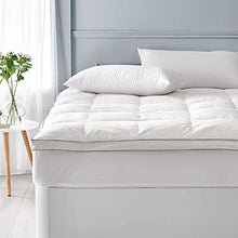 Pikolin Home - Topper in piuma Comfort Plus 9 cm traspirante ed estremamente accogliente; trattamento a tenuta piuma e fodera lavabile