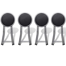 vidaXL Set 4 pz Pieghevole Sgabelli Sedie Cucina Soggiorno Sala Eleganti