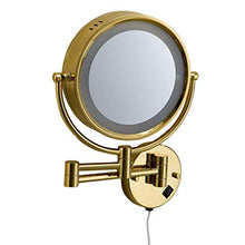 Specchio Per Il Trucco Per Montaggio A Parete Per Trucco Pieghevole Per Trucco Pieghevole Specchio Per Trucco Con Illuminazione Cromata Lucida Specchio Per Trucco Dorato Per Camera Da Letto