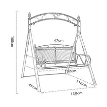 DGHJK Princess Swing Bed Sedie a Dondolo per Esterni per Adulti, Altalena da Giardino Sedia a Dondolo per Esterni Adatta per Patio, Giardino, Bordo Piscina, Balcone