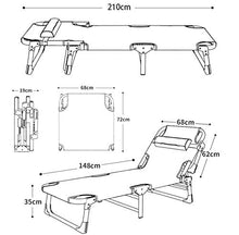 Sdraiata reclinabile regolabile, sedie a sdraio pieghevole, confortevole durevole risparmiare spazio portatili portatili con cuscino per giardino patio a bordo piscina supporto all'aperto 440lbs