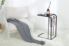 HXF- Arte del Ferro Tavolo, Camera da Letto Comodino Divano Lato Creativo Tabella di tè Tabella Multifunzione Soggiorno Oro Tabella di tè Negoziare Tabella Durevole (Color : Black)