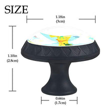 Set di 4 maniglie rotonde per armadio da cucina, credenza, cassettiera, cassettiera, con viti, per cucina, comò, armadietto, bagno, armadio, dinosauro mappa del mondo antico