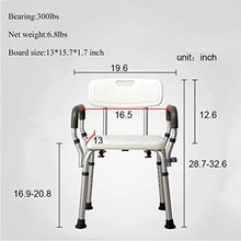 AOWU Sgabello Doccia Portatile Bagno E Doccia Sgabello In Alluminio Doccia Regolabile Sgabelli Da Bagno E Panchine Sgabello Da Bagno