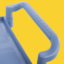 MEI XU Carrelli Di Stoccaggio Carrello - 3 strati di ispessimento che raccolgono la macchina da pranzo di plastica che raccoglie la ciotola Rider Push Service Car Hotel Restaurant Mobile Rack Carrello