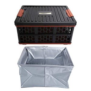 Scatola portaoggetti pieghevole Tavolo portaoggetti pieghevole Contenitore per alimenti Scatola portaoggetti da campeggio Tavolo da campeggio per garage domestico Organizzazione Barbecue Viaggi Picnic