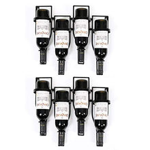 LHQ-HQ Vino Wine Rack Holder Ferro battuto a Parete invertito Wine Rack Decorazione Domestica Vino Rack di stoccaggio Sicuro e Stabile Antiscivolo Holder Vino
