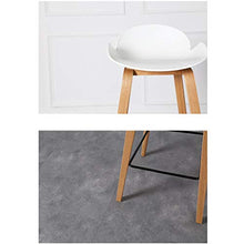 Sgabello da bar Sgabello Alto in Legno massello Sgabello Alto casa Sgabello caffè Sgabello Bianco for la Colazione Moderno (Size : 65cm)