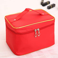 TREESTAR Creativo Sacco Di Lavaggio Borsa Da Viaggio Impermeabile Custodia Di Grande Capacità Caso Cosmetico Borsa Cosmetica per Il Lavaggio Portatile Con Gancio per Uomini Donne Che Viaggiano (rosso)