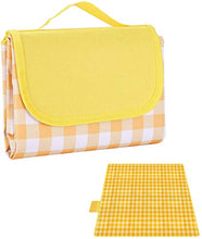 STKASE® Coperta da Picnic,Coperta Telo Picnic Impermeabile Grande Pieghevole Portable Tre Strati Picnic Stuoie per Spiaggia Campeggio Giardino, Cotone e PEVA,145 * 180CM