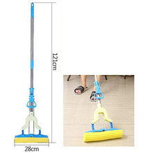 SSAYY Spray Mop Piega La Spugna di Spugna dell'Acqua, La Gomma Dell'Asta dell'Acciaio Inossidabile può Allungare La Zazzera Assorbente del Cotone, Mop Pulizia del Pavimento