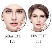 SHY Specchio per Il Trucco con luci, Specchio per Il Trucco Specchio per Il Montaggio a Parete Specchio cosmetico Specchio per Bagno bifacciale Ingrandimento 3X Alimentat