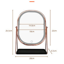 Makeup mirror Specchio per Il Trucco da Tavolo a LED con Lampada a Specchio Che Carica Il Desktop Net Red Student Dormitory Fill Light Specchio per Il Trucco Specchio per Il Trucco Oscurante