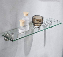 PYROJEWEL. Bagno Mensola con Portasciugamani Parete Doccia Bagagli, Spazzolato
