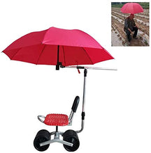 AAGYJ Rotolamento del Carrello da Giardino con Sedile da Lavoro e ripiano per ombrelli, carrelli da Giardino per piantare Sgabello, Sedile Girevole Aiuta a Proteggere Le articolazioni del Ginocchio