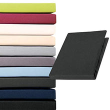 aqua-textil Pur Lenzuolo Elasticizzato Topper spessori per Letto Contenitore Cotone 120x200-130x200 cm Antracite