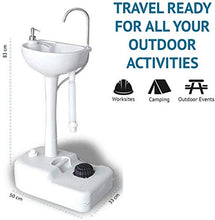 Alivisa Mano mobili Lavata Fronte utilizzata all'Esterno Mobile lavello, lavabo Asciugamano Portatile e distributore di Sapone, utilizzato in campi, Incontri all'aperto, campi Esterni, ECC.