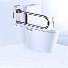 Maniglioni da bagno Non Slip pieghevole Supporto maniglia della guida, Handicap Barre di sostegno Rails igienici corrimano bagno privato, doccia Anziani Sicurezza bariatrica disabili Accessori da bagn
