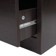 Mendler Portabottiglie Mobile per Vini HWC-F66 35x62x120cm Marrone Scuro