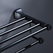 AGGF Mensola da Bagno e portasciugamani Porta Asciugamani da Bagno Nero Porta Asciugamani da Bagno Mensola Porta Asciugamani da Bagno Mensola Hardware da Bagno