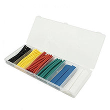 SaySure - 100PCS Colorful 2:1 Heat Shrink Tube 6 Colors 6 Sizes Tubing