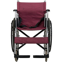 Carrozzine Semoventi Pieghevoli | Poggiapiedi E Braccioli Rimovibili | Ruote Robuste | Larghezza del Sedile: 46 Cm - Portatori di Handicap A