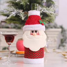 SUPVOX 3pcs Maglione di Natale Copertura della Bottiglia di Vino Cappotto Cappotto Maglione Bottiglia di Vino Vestito Bottiglia di Vino Decorazioni Decorazioni di Festa di Natale