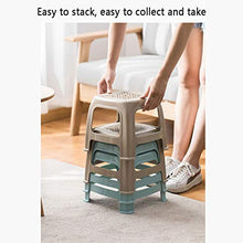 H-M-Shelf Sgabello da Bagno Impermeabile Antiscivolo Sgabello Doccia per Uso Domestico Sgabello di plastica Addensato Sgabello Cambio Sgabello 28x28x24cm (Color : Orange)
