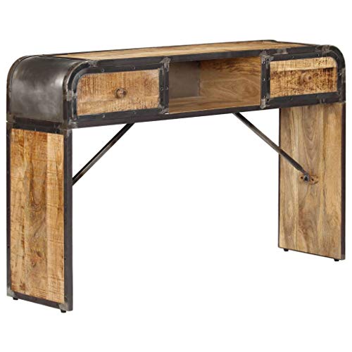 FAMIROSA Credenza 120x30x75 cm in Legno Massello di Mango