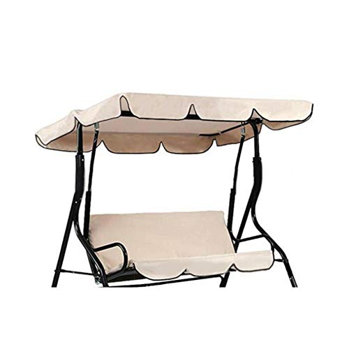 Yoyoo - Copertura di ricambio per dondolo da giardino a 3 posti, per giardino, patio, veranda, cortile