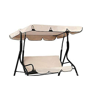 Yoyoo - Copertura di ricambio per dondolo da giardino a 3 posti, per giardino, patio, veranda, cortile