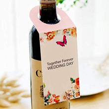 UPKOCH 20Pcs Etichette Regalo in Carta Kraft Riutilizzabile Vino Appeso Carta Matrimonio Vino Appesi Segni (Rosa)