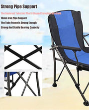 Bias&Belief Sedia Pieghevole All'aperto Portatile Sedia da Spiaggia Campeggio Pesca Sedia Poltrona Sedia Leggera Sedia per Schizzi d'Arte,Blu