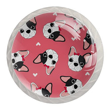 Maniglie per cassetti Manopole per cassetti Manopole rotonde Confezione da 4 per armadietto, cassetti, cassettiere, cassettiere ecc. Cane