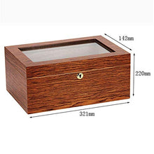 TGhosts Cigar Humidor, Cigar Humidor a Mano in Legno Cigar Box Desktop Humidor con igrometro e umidificatore