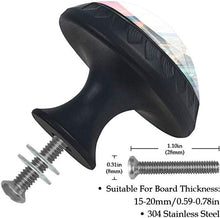 Faro di Cape Hatteras Pomelli per Porta Set di 4 Pomelli per Mobili Manopole per Cassetti Cucina Armadio Vetro