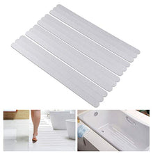 Cabilock 30PCS Anti- Slip Strisce Trasparente Adesivi Doccia Vasca da Bagno di Sicurezza Strisce Non Strisce Adesivi per Vasche da Bagno Docce Scala Pavimenti