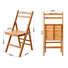 JCXOZ-Sedia Pieghevole Outdoor Hardwood Sedia Pieghevole, Sgabello Finitura in Legno Naturale Giardino Camping Beach for la casa