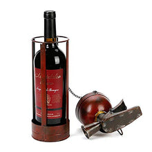 Elegante Semplicità Retro Vecchio Creativo Ferro Battuto Portabottiglie Decorazione Soggiorno Portabottiglie Portabottiglie Casa Desktop Veranda Armadietto Del Vino Decorazione Incantesimo Regalo Di